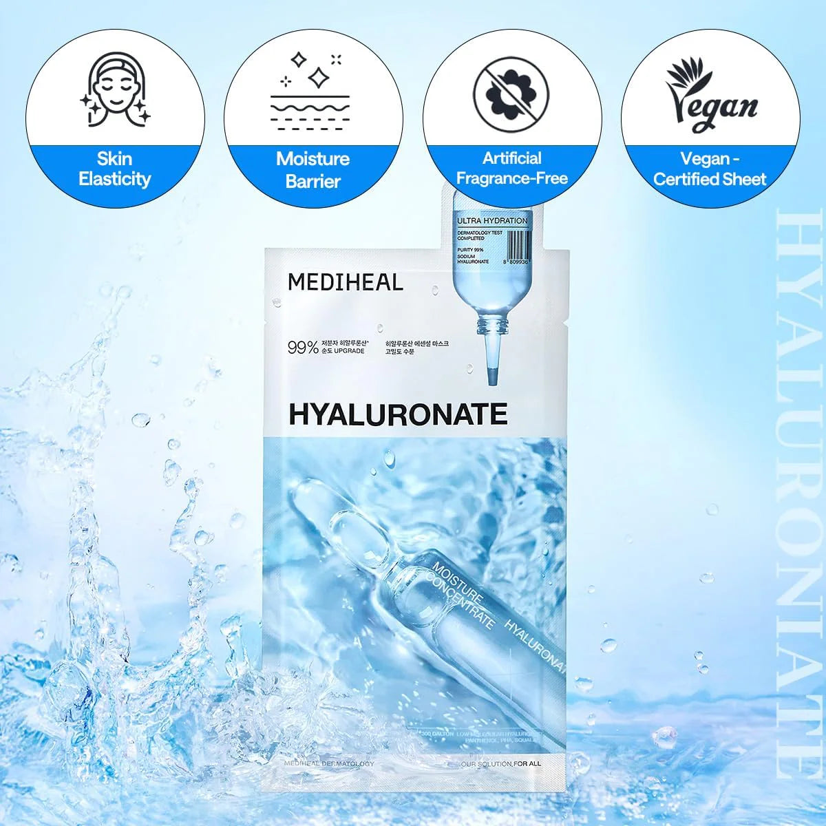 MEDIHEAL Hyaluronate Essential Mask (10 Pcs)