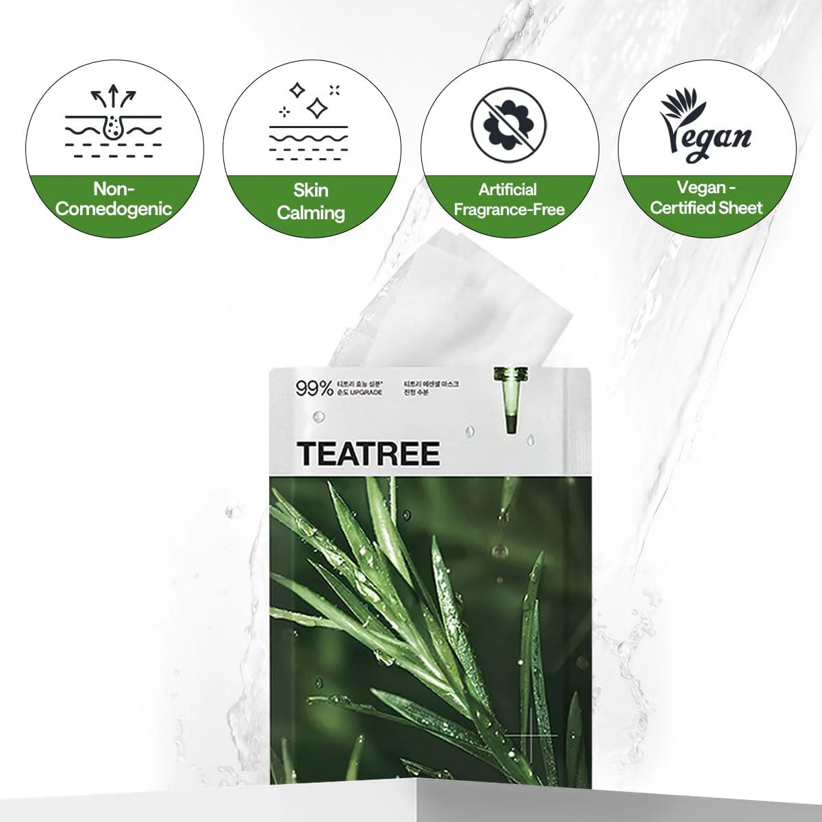MEDIHEAL Teatree Essential Mask Calming Moisture (10 Pcs)
