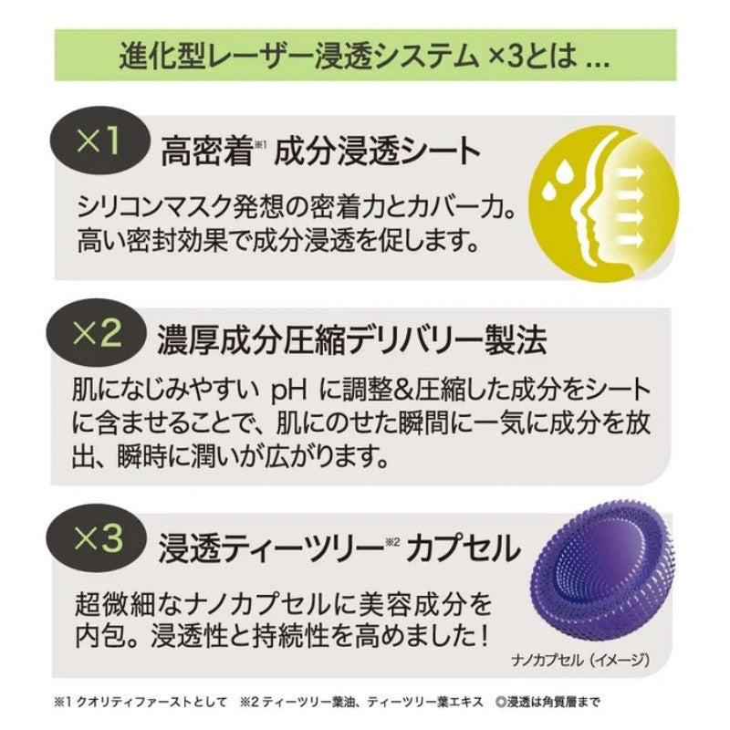 Quality 1ST - Derma Laser Super Tea Tree100 Mask(7pcs)