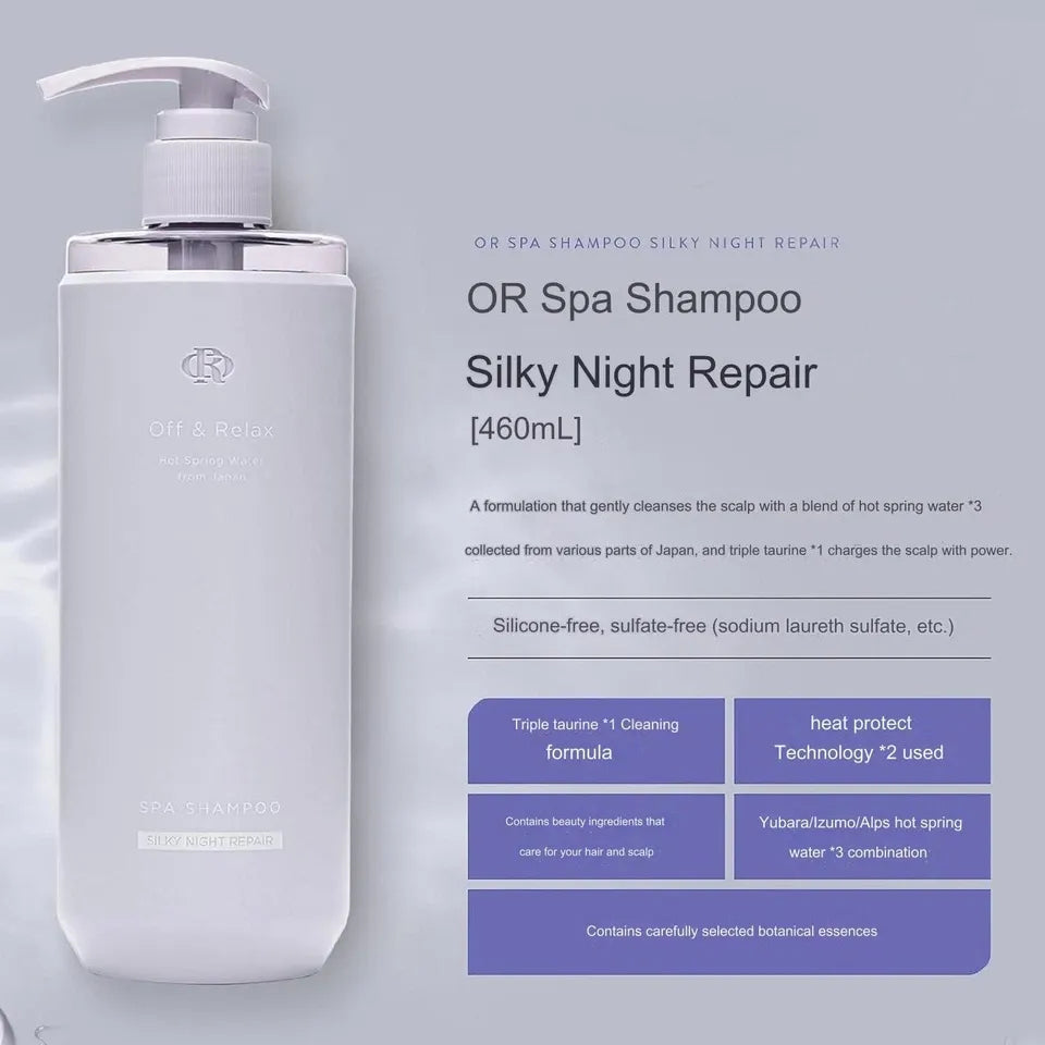 OFF RELAX Spa Shampoo Silky Night Repair 460ml