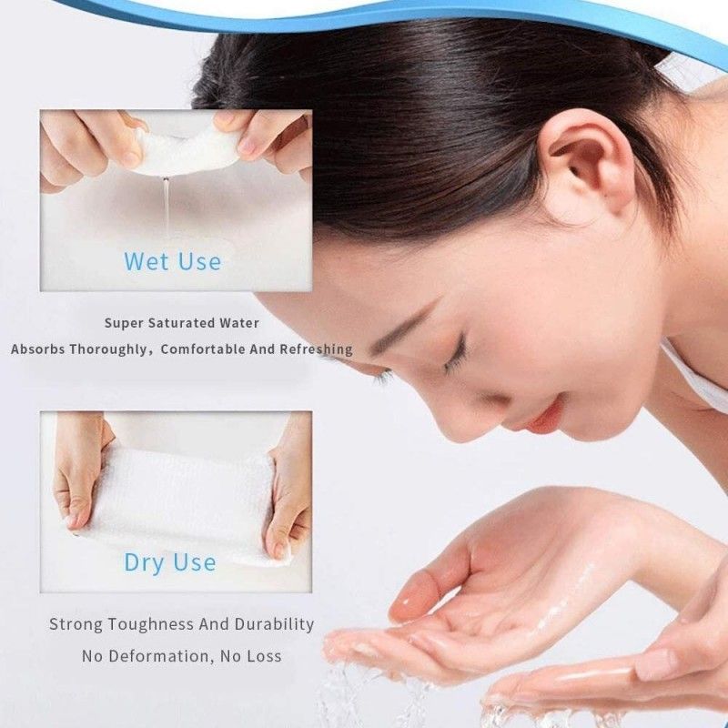 ITO Facial Cotton Tissue: 100% Pure Disposable Face Towel for Sensitive Skin