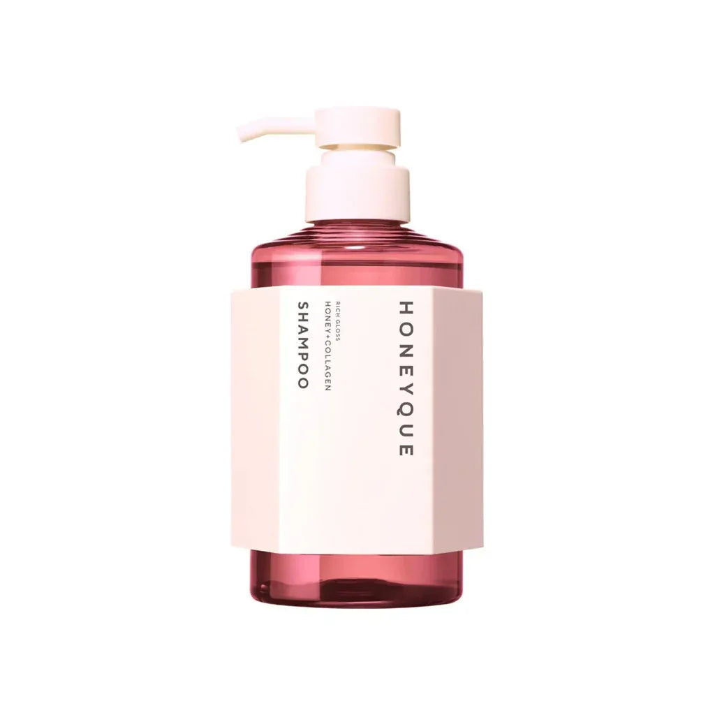 HONEYQUE Rich Gloss Honey + Collagen Shampoo (450ml): High-Shine Hydration