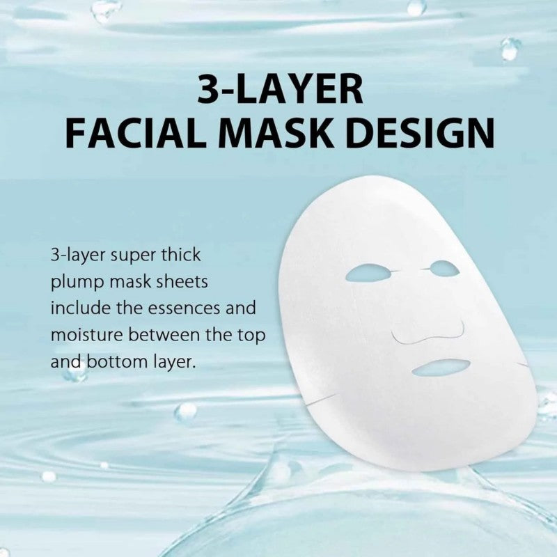 LULULUN Pure Pink Face Mask (7 Sheets)