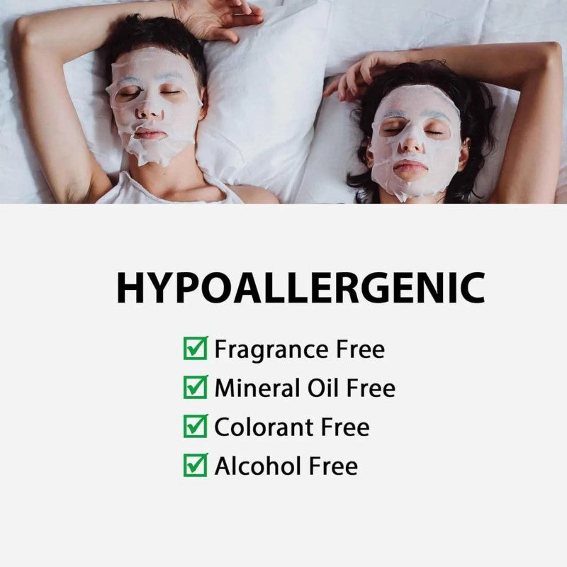 LULULUN Pure Pink Face Mask (7 Sheets)