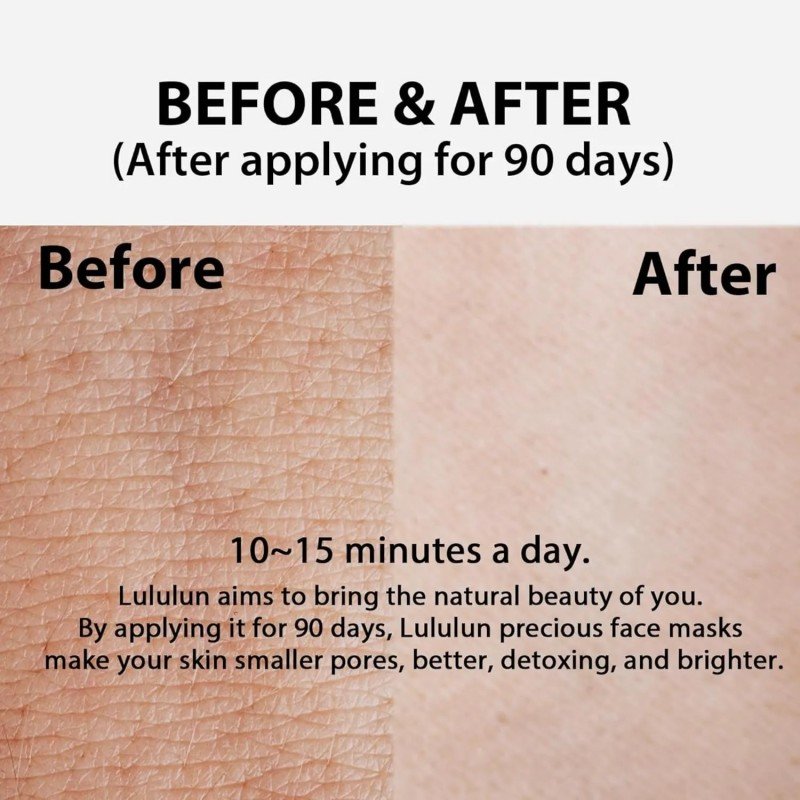 LULULUN Pure Pink Face Mask (7 Sheets)