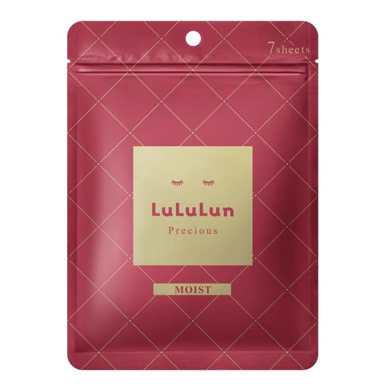LULULUN 红色驻颜高保湿面膜 7pcs