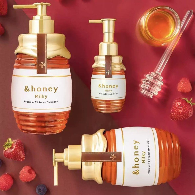 &HONEY Milky Precious EX Repair Hair Oil (105ml): Intensive Damage Restoration