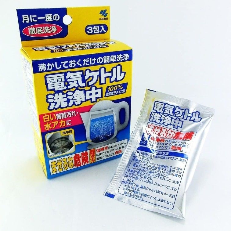 小林制药 水壶清洁粉 深层去水垢 3包入