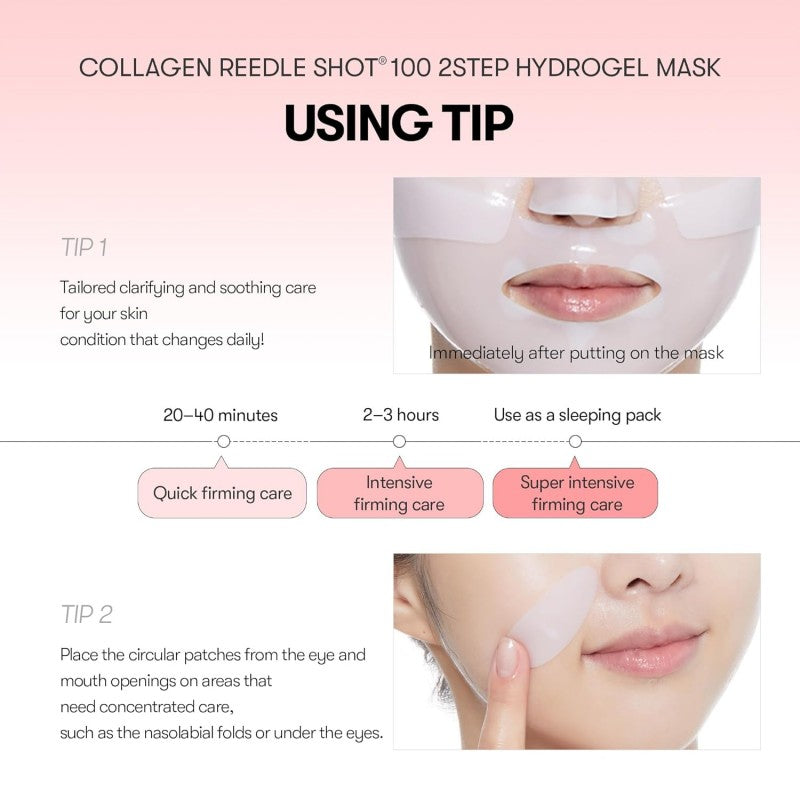 VT Collagen Reedle Shot 100 2 Step Hydrogel Mask