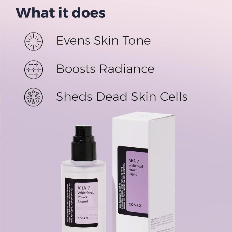 COSRX AHA 7 Whitehead Power Liquid: Exfoliating Treatment (100ml)