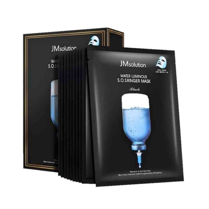 JMSolution SOS Ringer Water Luminous Mask (10 Sheets): Instant Hydration & Glow