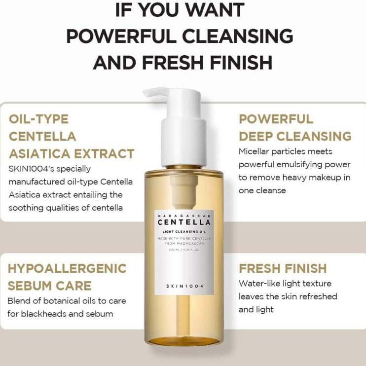 SKIN1004 Centella Light Cleansing Oil 200ml