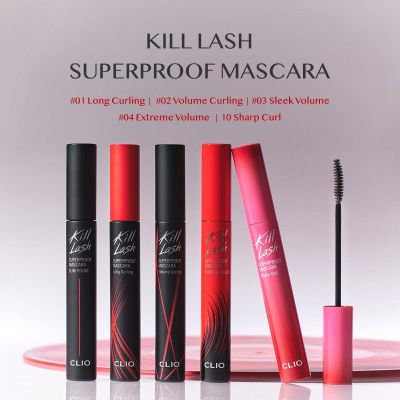 CLIO Kill Lash Superproof Mascara: 01 Long Curling & Smudge-Proof