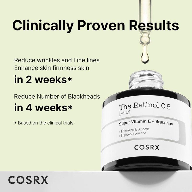 COSRX 视黄醇抗老精华油 20ml 淡纹紧致 改善肌理