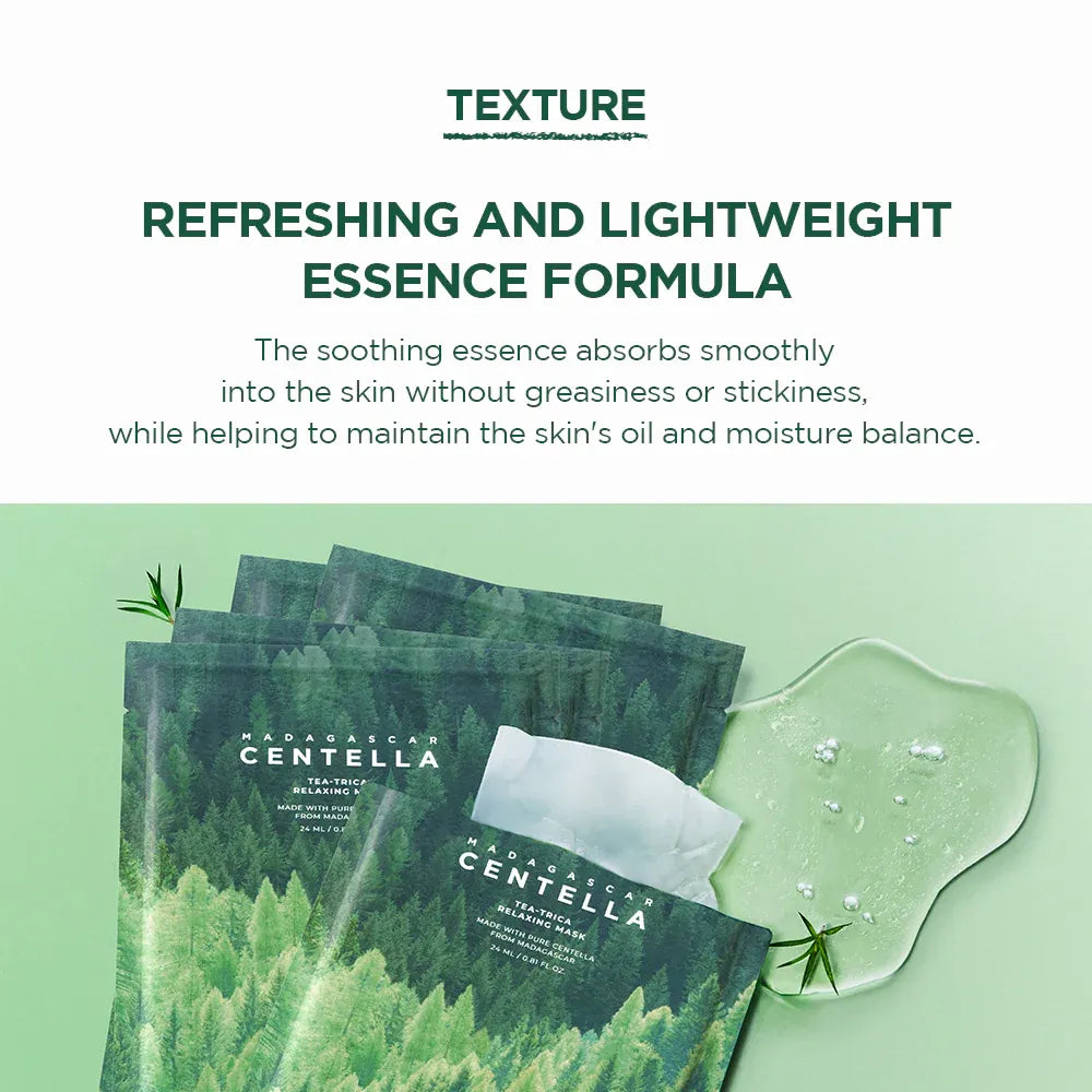 SKIN1004 Tea Trica Relaxing Mask (5 Sheets)